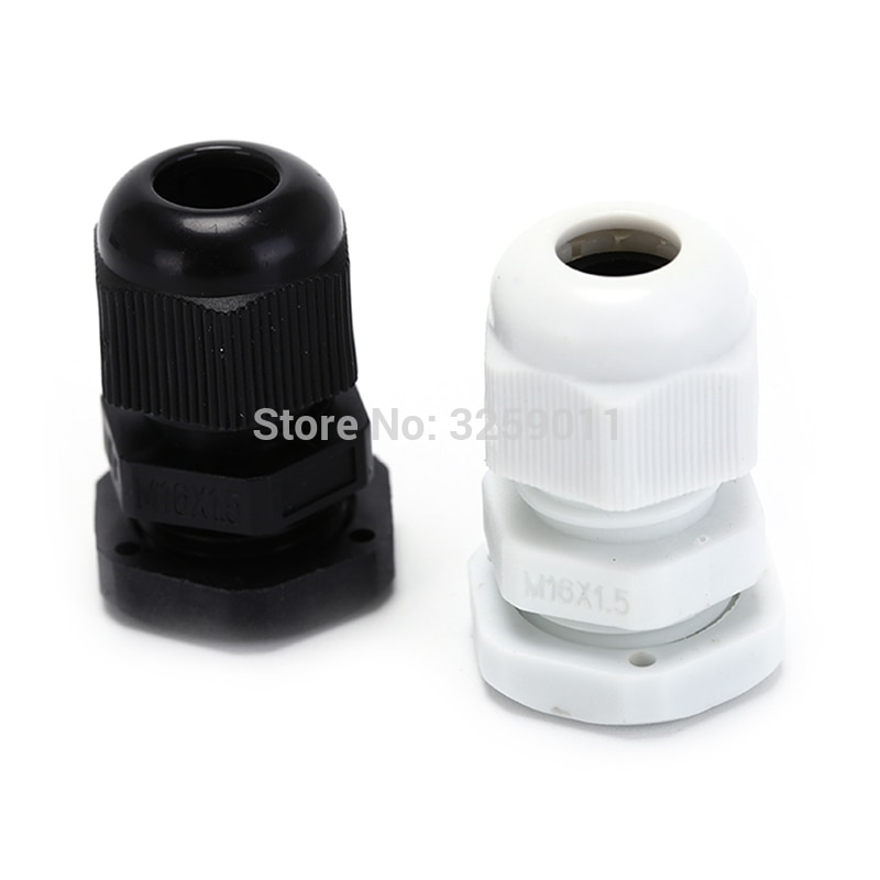 28PCS ̺   Ϸ PA    3-50mm ̺ Ŀ Ʈ  Ʈ ŰƮ M12 M18 M20 M22 M16/28PCS Cable Gland Nylon PA Waterproof Adjustable 3-50mm Cable Conn